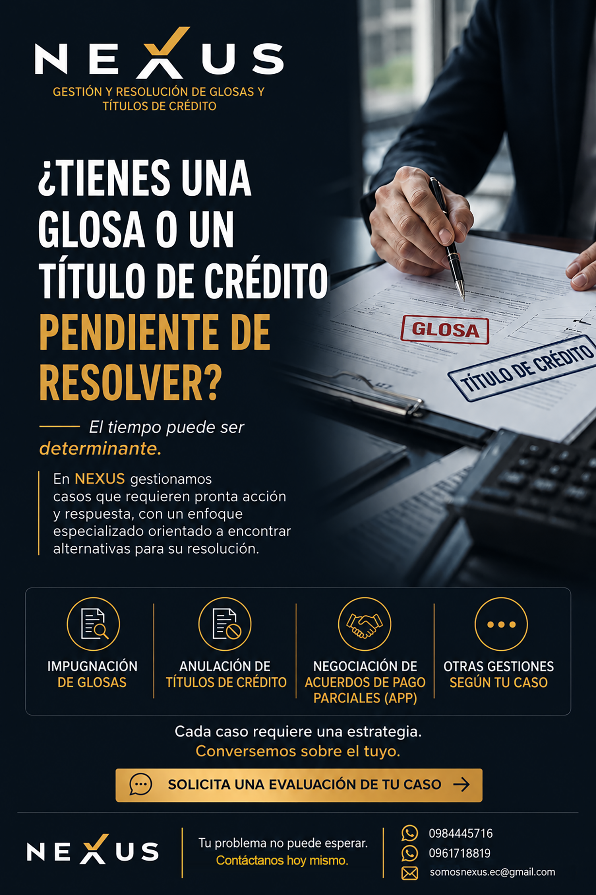 NEXUS — Solicita una revisión de tu caso